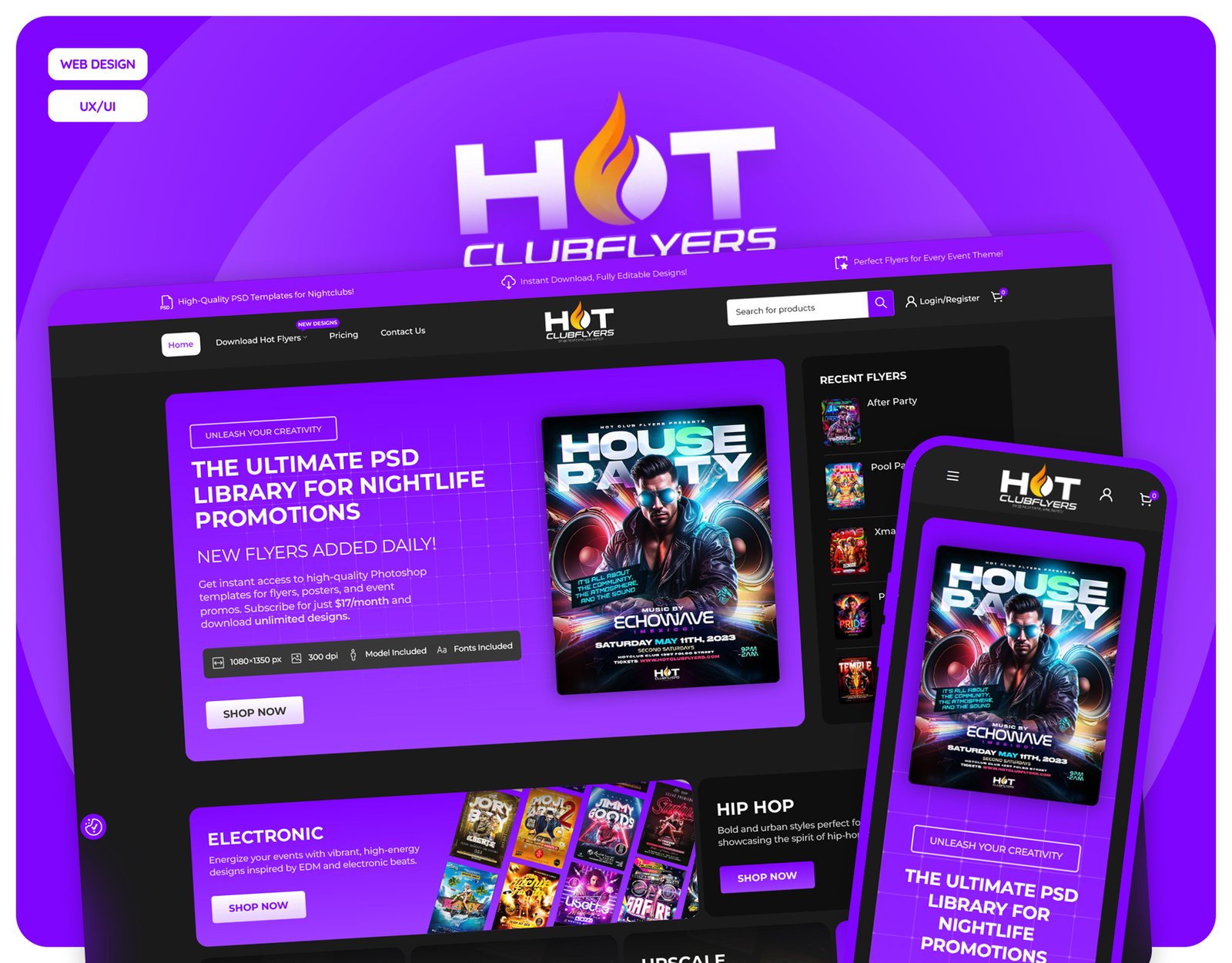 Hot Club Flyers - Luminia Marketing Solutions