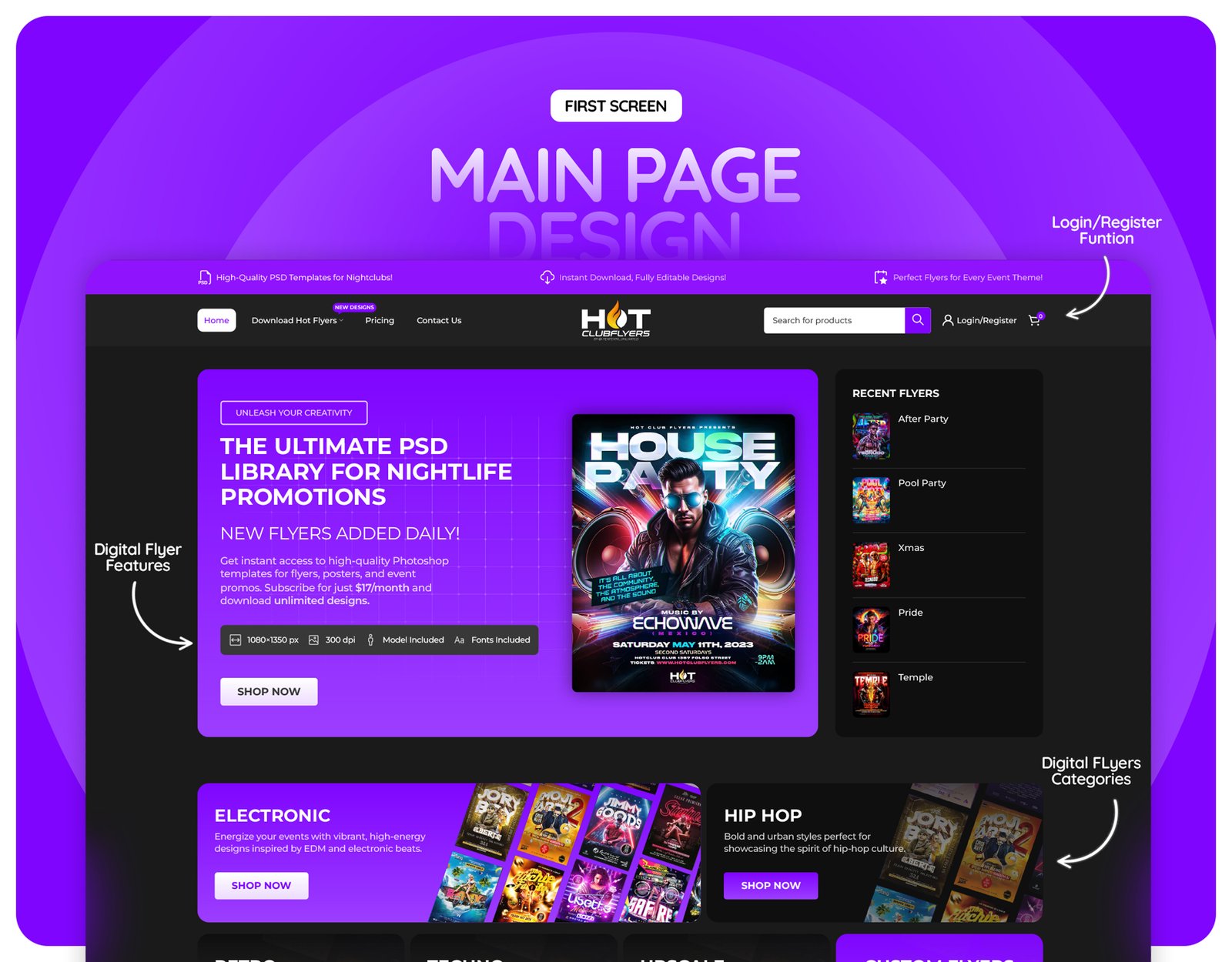 Hot Club Flyers - Luminia Marketing Solutions