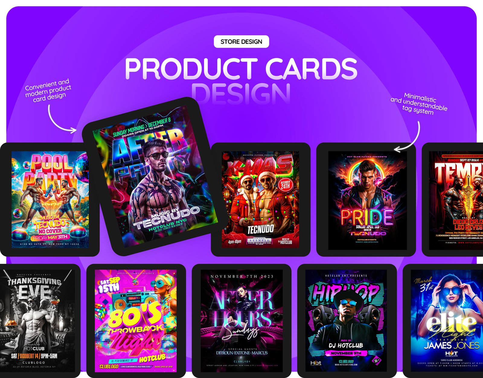 Hot Club Flyers - Luminia Marketing Solutions