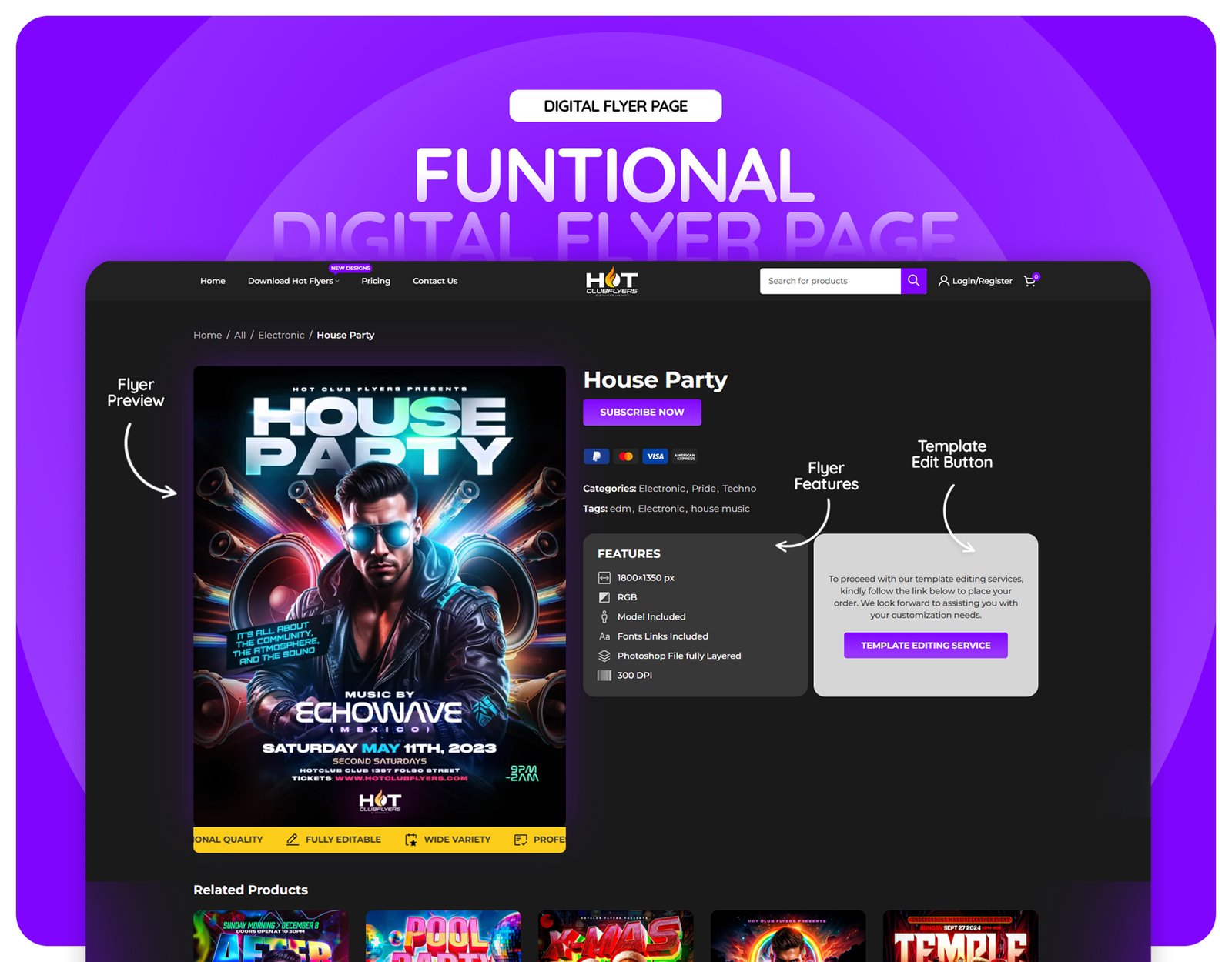 Hot Club Flyers - Luminia Marketing Solutions